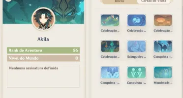 Conta level 56, Zhong, Xiao, Venti, kazuha e muito mais