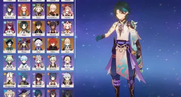 Conta level 56, Zhong, Xiao, Venti, kazuha e muito mais