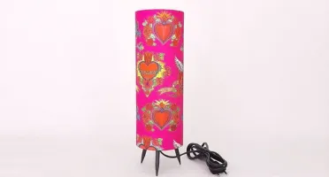 Luminária Coração Flamejante