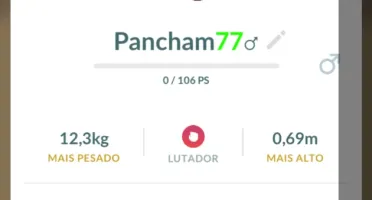 Continha PCT com Pancham Shiny e Turbinado shiny