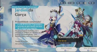 Conta de Genshin impact (Diluic+Qiqi+Keqing+Banner garantido