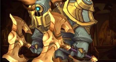 Set transmog wow - armadura de Placa + machadao dourado - p2