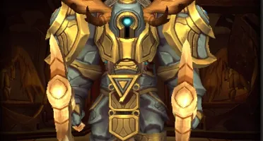 Set transmog wow - armadura de Placa + machadao dourado - p2