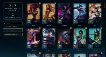 Vendo conta LOL, lvl 323, tier ouro season passada