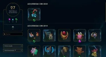 Vendo conta LOL, lvl 323, tier ouro season passada