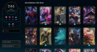 Vendo conta LOL, lvl 323, tier ouro season passada