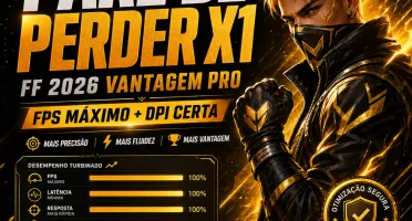 Pare de Perder X1 | FF 2026 FPS + DPI Sem App