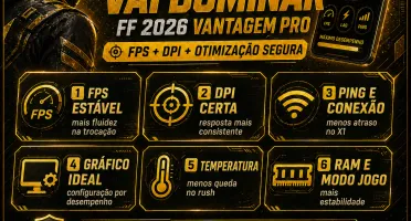 Pare de Perder X1 | FF 2026 FPS + DPI Sem App