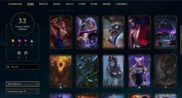 CONTA COM +90 CHAMPS BOA PARA SMURF