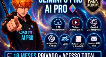 Google IA PRO 18 Meses +SuperPack Lucrativo 30Dias/garantia