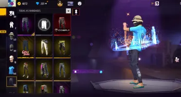 Conta de free fire gemada