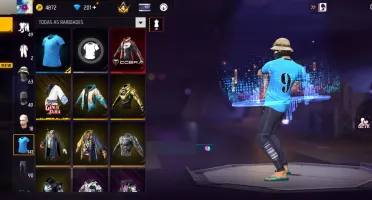 Conta de free fire gemada