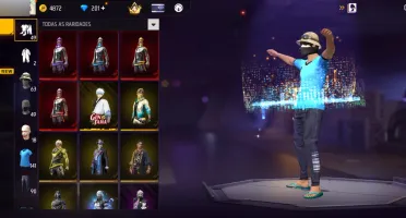 Conta de free fire gemada
