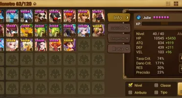 Conta summoners war