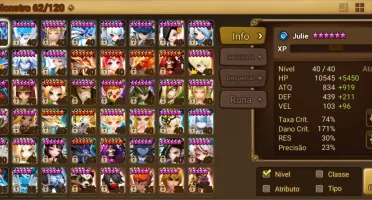 Conta summoners war