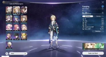 Conta Star Rail Yanqing + Bronya + Jing Yuan lv 20