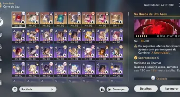 Conta honkai star rail Acheron/RuanMei/Firefly/ Feixiao e +