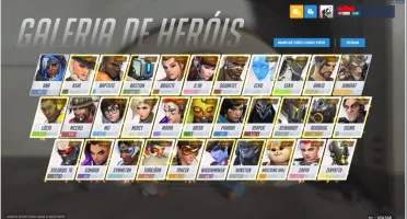 CONTA OVERWATCH 2 GOLD E VÁRIAS SKINS