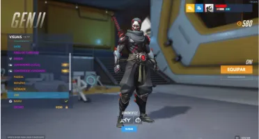 CONTA OVERWATCH 2 GOLD E VÁRIAS SKINS