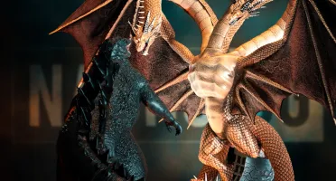Diorama Godzilla vs Ghidorah stl