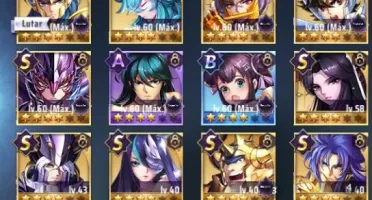 Conta Saint Seyia Awakening lvl 58