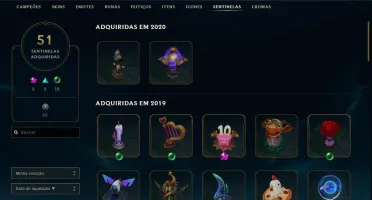 CONTA LOL 308 SKIN(3 ULTIMATE, 3 MISTICA) ALL CHAMP E RUNAS