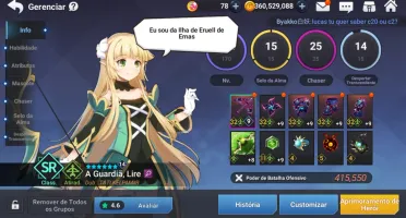 Grand chase mobile conta