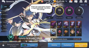 Grand chase mobile conta