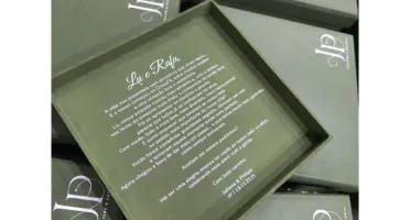 Caixas MDF 15x15 Verde Oliva Personalizadas
