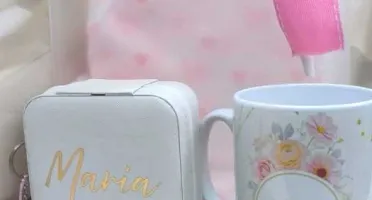 Kit Caneca e Porta-Joias Personalizados