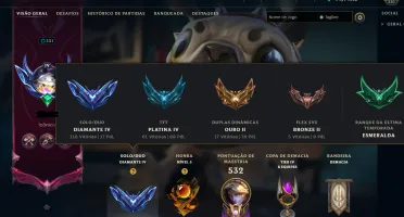 Conta Lol Diamante Iv Mono ADC Todos Os Campeões 127 Skins