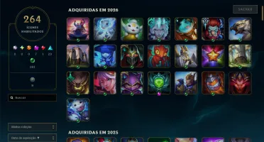 Conta Lol Diamante Iv Mono ADC Todos Os Campeões 127 Skins