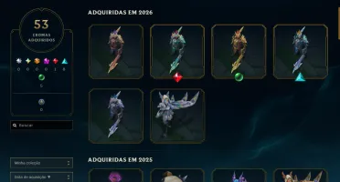 Conta Lol Diamante Iv Mono ADC Todos Os Campeões 127 Skins