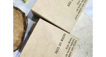 Caixa MDF Personalizada para Padrinhos