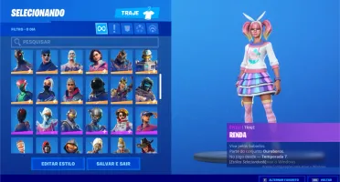 Conta fortnite S3 Até S10 - Salve o mundo level 131+