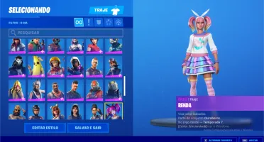Conta fortnite S3 Até S10 - Salve o mundo level 131+