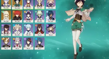 Ayato, Venti, Diluc Ar27