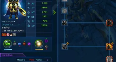 Conta LA-Omegamon com DB + set hazard