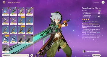 Genshin impact Conta com Nahida c1 + 3 5 estrelas Ar41