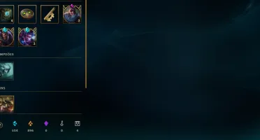 Conta no lol Platina V