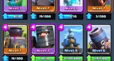 2 Contas Lendárias Clash Royale NV10 + NV9 + Arena 10