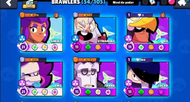 Conta Ultra Rara Com Muitas Skins Brawl Stars