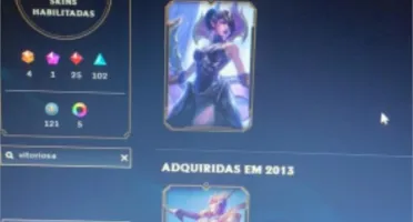 Conta lol 360 skins