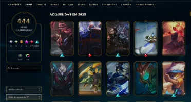 Conta Com 444 Skins, Único Dono!