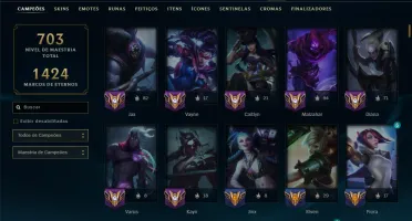 Conta Com 444 Skins, Único Dono!