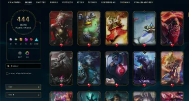 Conta Com 444 Skins, Único Dono!