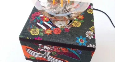 Luminária de Mesa Catrina Mexicana