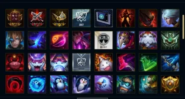 Com 73 Skins, Todos Campeoes, Icones Raros e Diamond 4