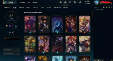 Conta Platina IV com 93 pontos de prestígio