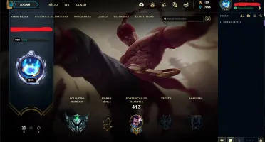 Conta Platina IV com 93 pontos de prestígio